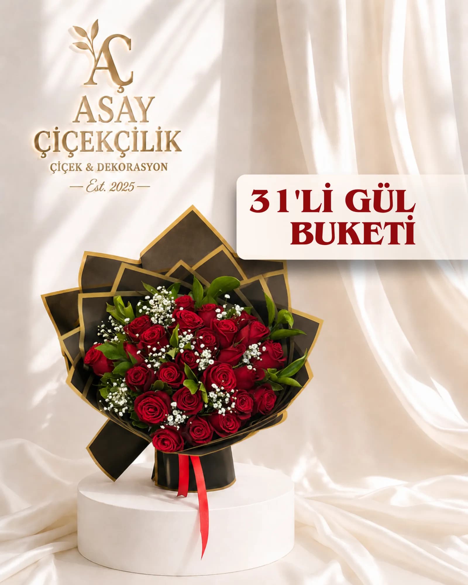 31'li Gül Buketi