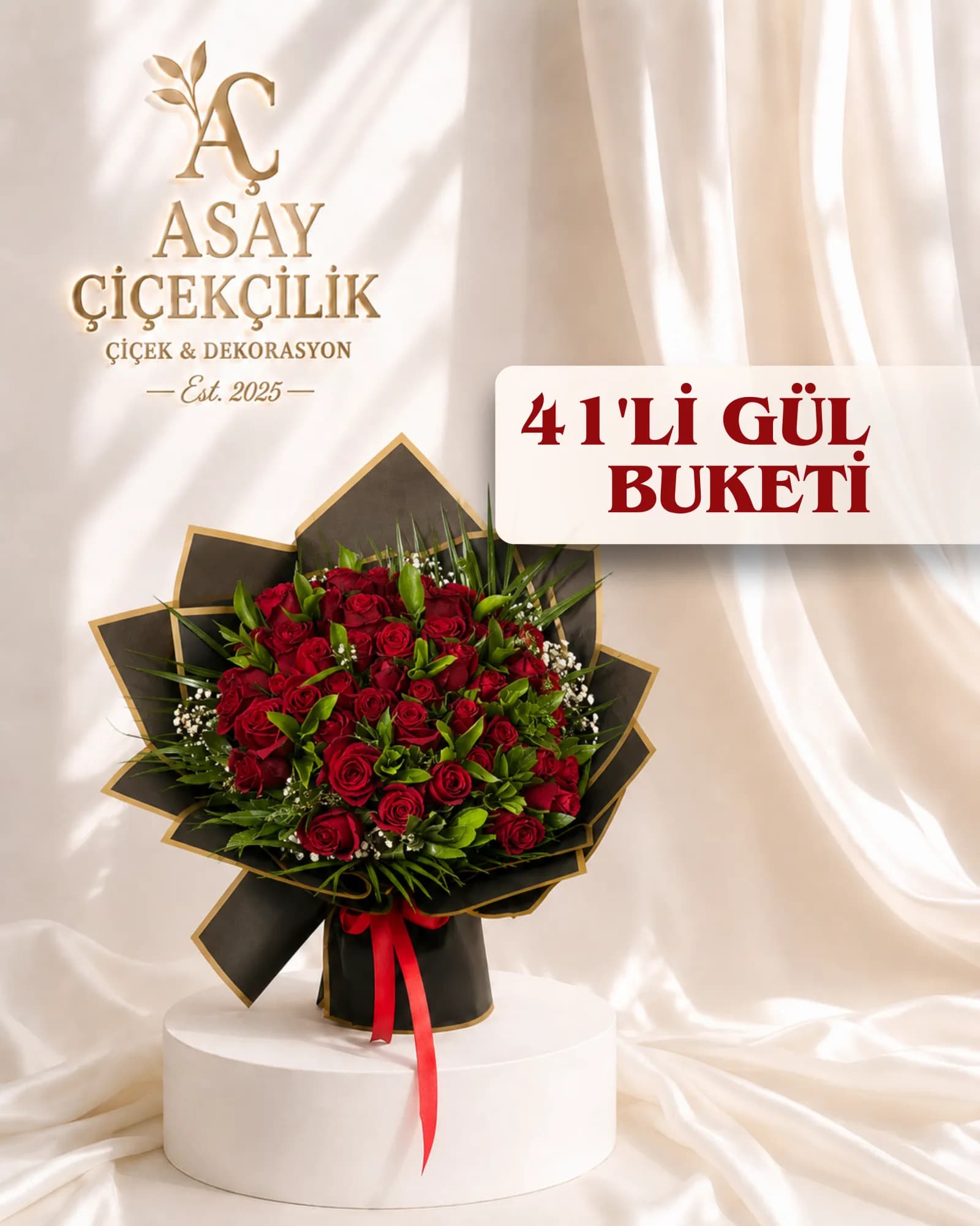 41'li Gül Buketi