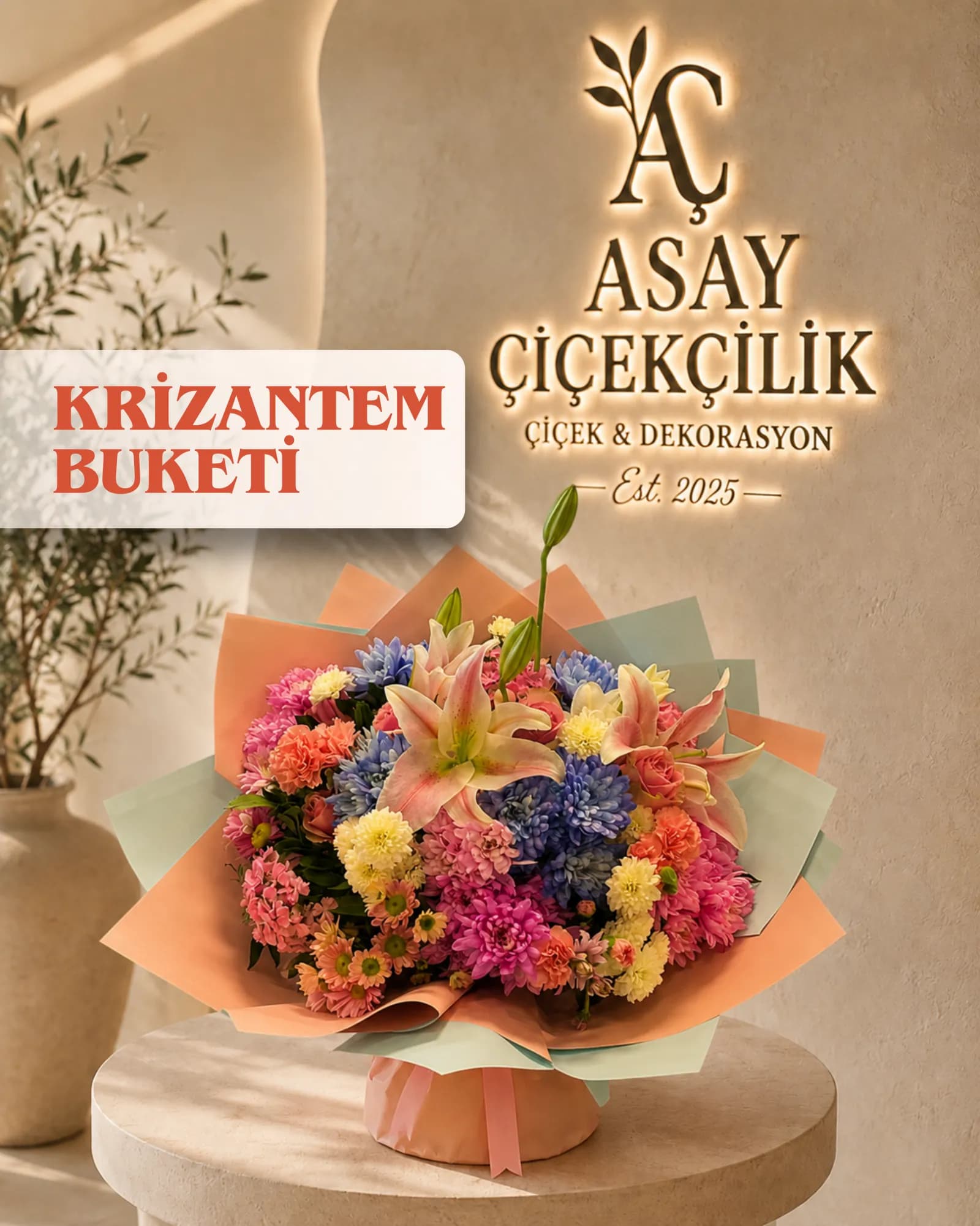 Krizantem Buketi